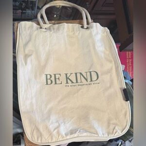 Ellen Degeneres Canvas Tote Bag - Cream